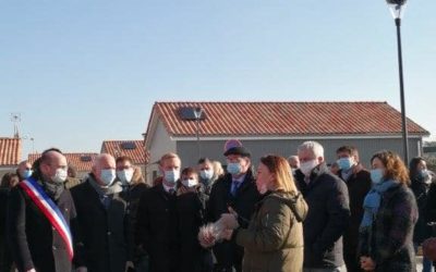 Inauguration d’une résidence de logements sociaux réalisée par Perigord Habitat à Bergerac