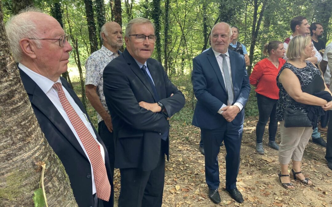 Inauguration de la traverse d’Abjat sur Bandiat et du Jardin des Légendes