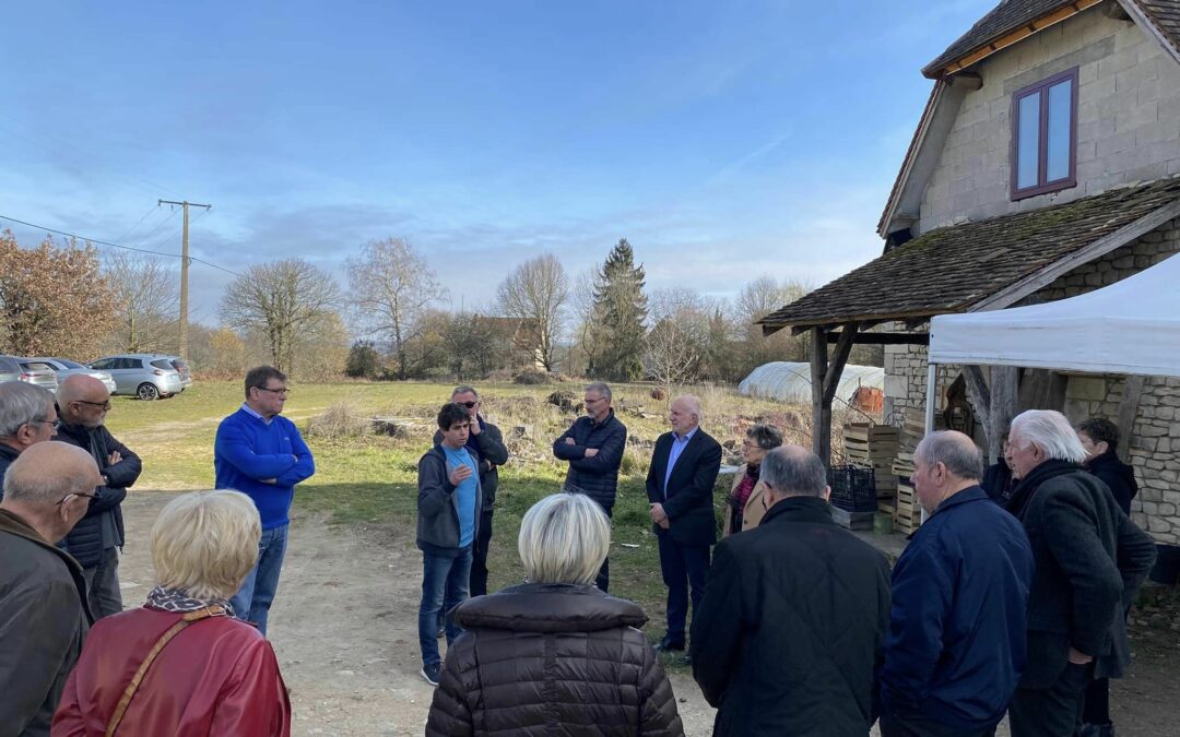 Visite aux élus de Dordogne