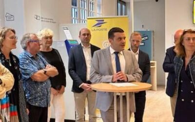 Inauguration du bureau central de la Poste à Bergerac