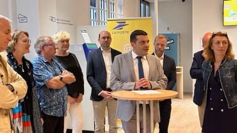 Inauguration du bureau central de la Poste à Bergerac