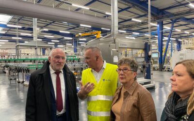 Visite du site Cristaline à St Martin de Gurson