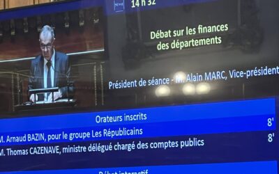 Débat sur les finances des départements