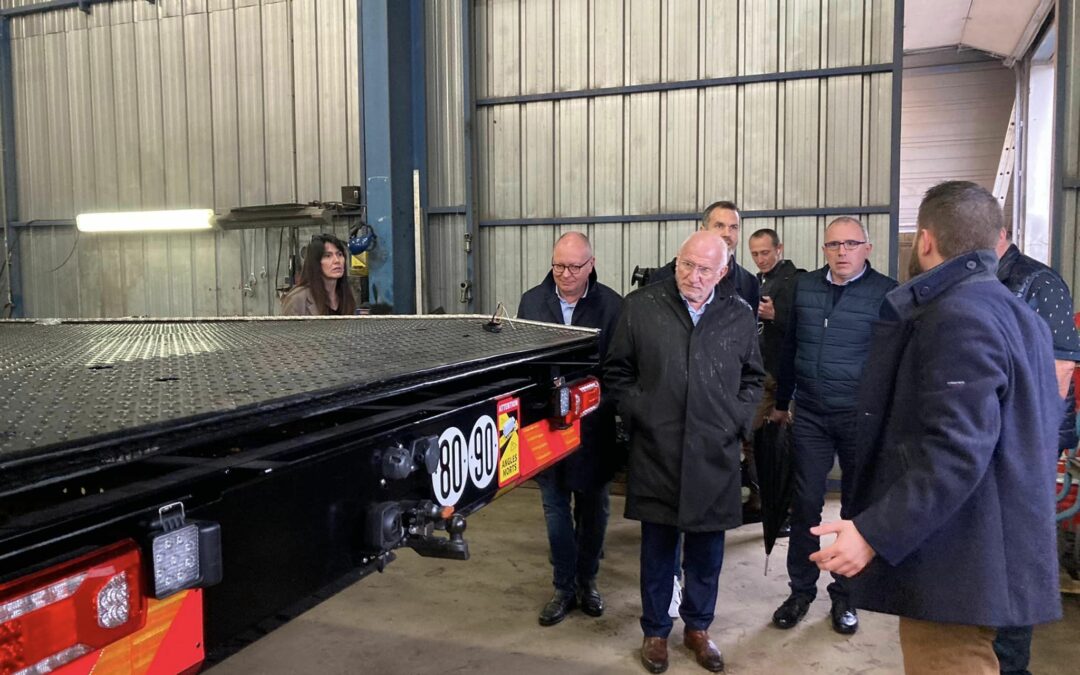 Visite de l’entreprise Besse et Aupy à Ribérac