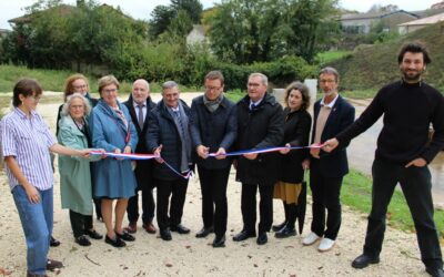 Inauguration de la résidence de l’ENSAD et du bassin de rétention d’eaux pluviales à Nontron