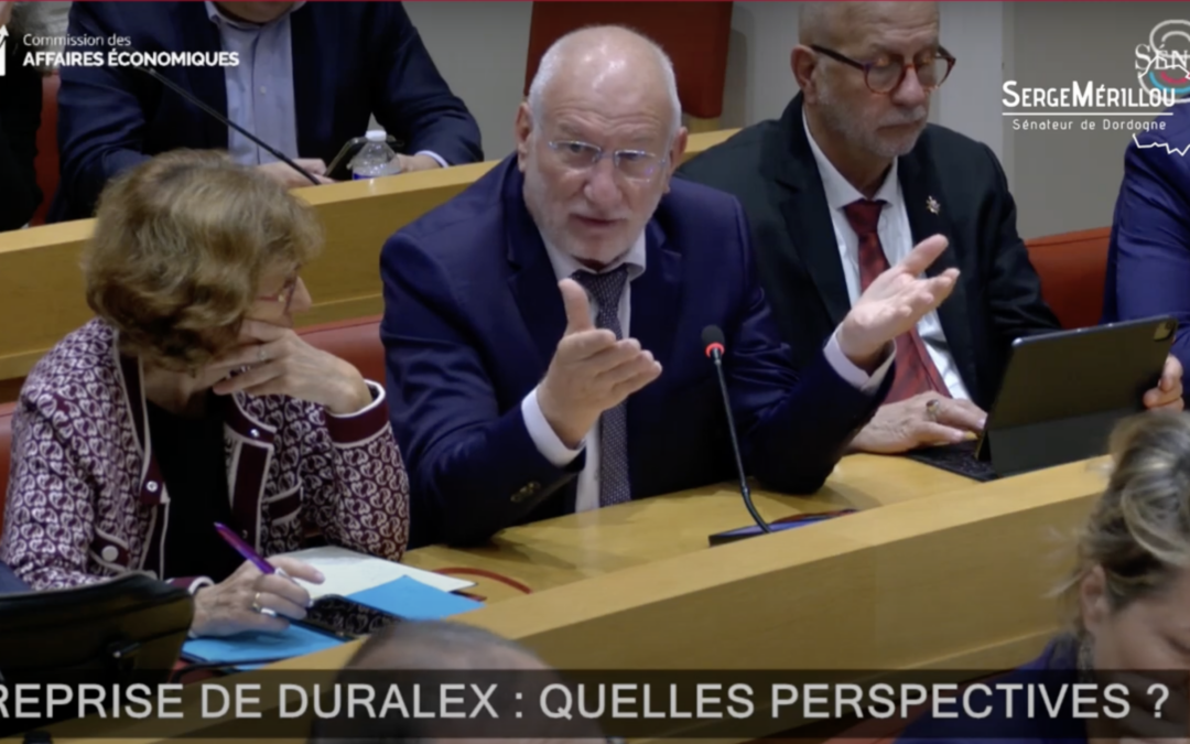 Audition de François Marciano, DG de Duralex