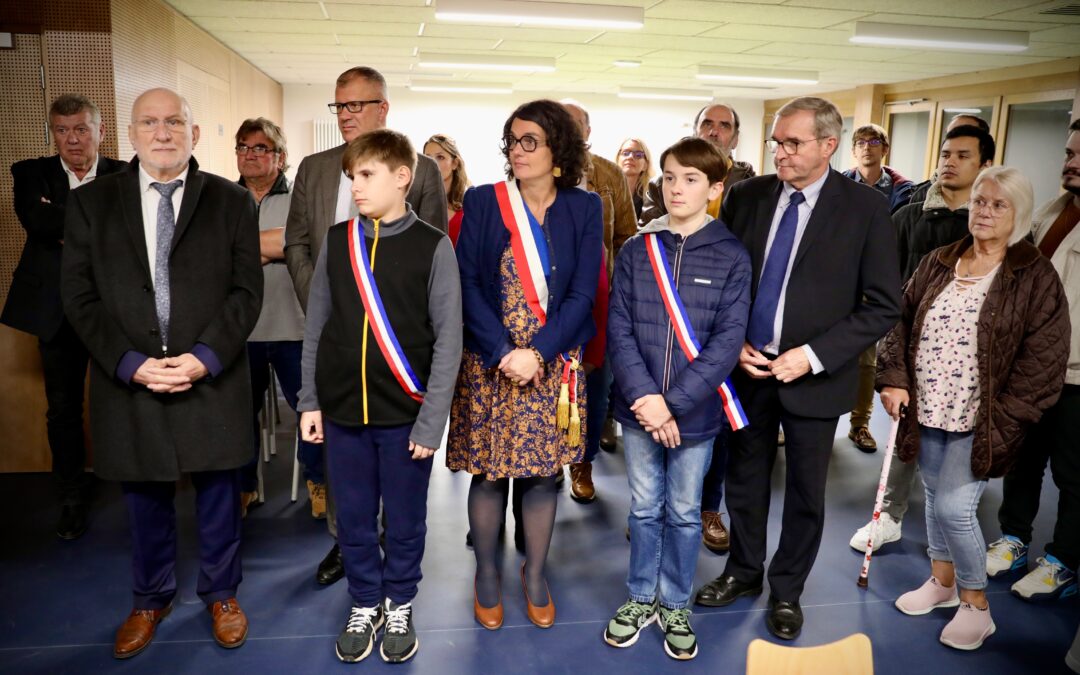 Inauguration du restaurant scolaire à Agonac