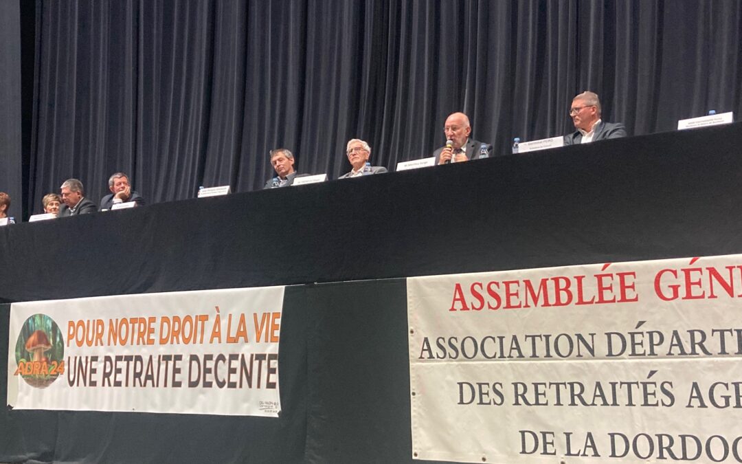 Assemblée générale des retraités agricoles de la Dordogne à Boulazac